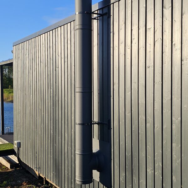 Izolēti dūmvadi caur sienu